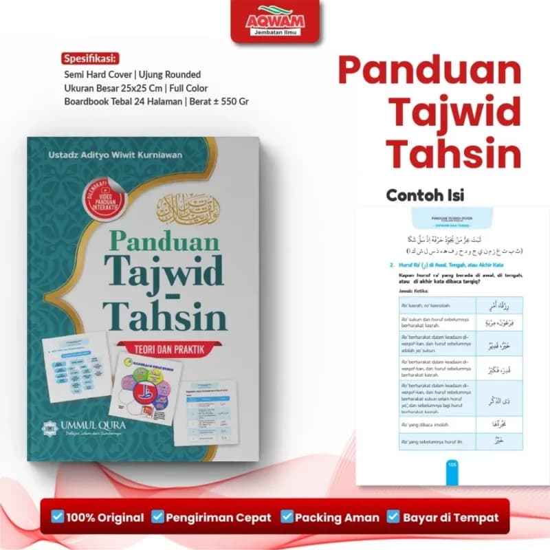Buku Panduan Tajwid-Tahsin (Teori & Praktik)